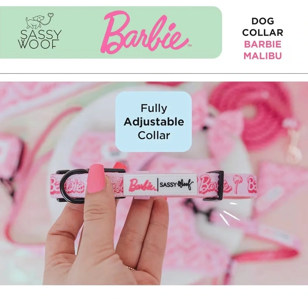 Barbie x Sassy Woof DOG COLLAR - BARBIE™ MALIBU